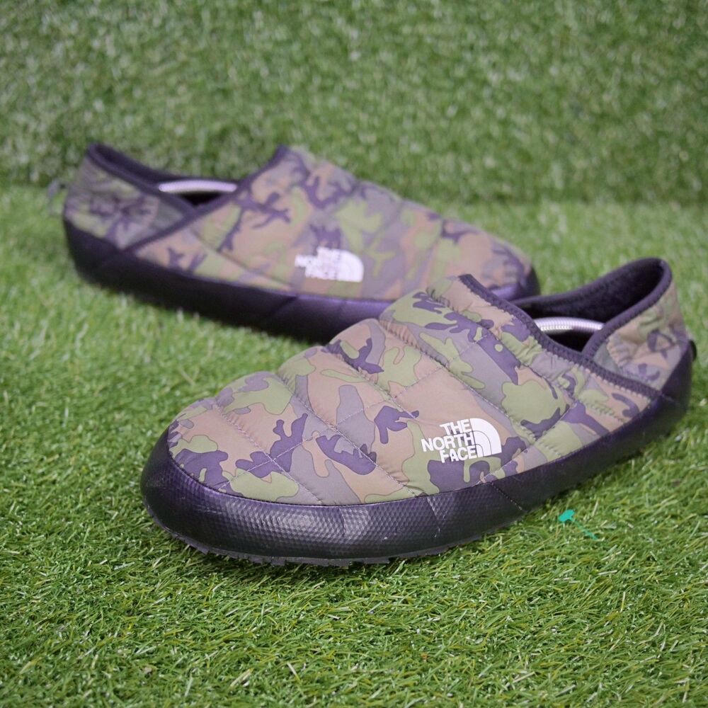 North Face ThermoBall Traction Mule V - Thyme Brushwood Camo - Men's Size 14